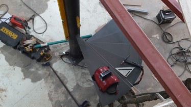 일산 마두 철 계단