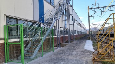 의정부 역사 철 계단