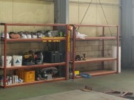 50 칼라 각파이프 선반제작