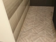 미용실 타일 바닥