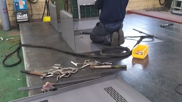 시화 판넬 용접