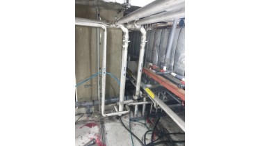 시화 PCW배관 보수작업