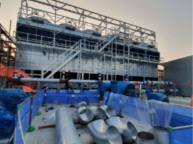 하이닉스 냉각탑 시공 현장에서 설계대차제작까지