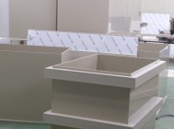 각 파이프로 박스 프레임 만들어분채 도장까지 해 달라는 주문에 따라