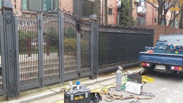 삼성동 대문 부분 보수작업