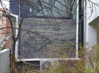 PVC 배관교체 및 건물외벽보수 우순관을 노출로 넣은곳에 이물질등 문제로교체작업