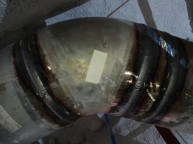 샆장에서 직원이 교통사고로 인하여 배관용접건을 출장가서 해결해 드렸습니다