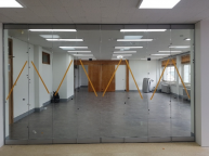 사무실과 사무실 사이 폴딩설치