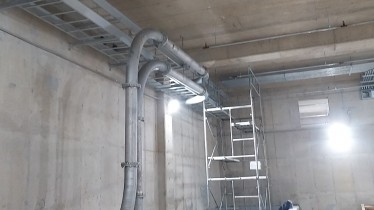 고덕 체인 콤베어 배관설치