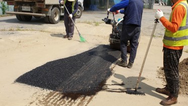 한강로 아스콘포장