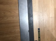 계단 제작후 설계 잘못으로 인하여 단차와 경사면 설치작업