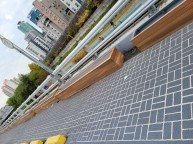 총 길이 3km화분을 제작 설치