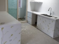 싱크대 올 리모델링수전싱크볼식기세척기인덕션침니후드 그외 모두 화이트 톤으로 까다로운 주문 모두 철거하고 100300으로 타일작업싱크대 상판부터 수납장 요구한 사양대로 젊은 사모님 …