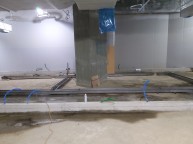 학교주방 트렌치 설치