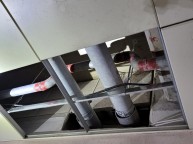 건식배관을 검사하던 중 누수가 확인되어 배관을 절단해서 교체작업 절단한 배관을 그대로 제작설치