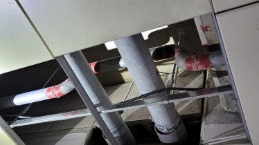 인왕산 아파트 배관 보수작업