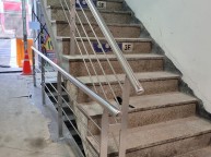 스텐 핸드레일 작업