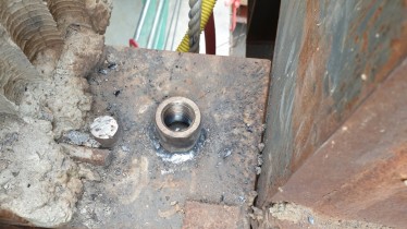 판교 철근 커풀러 용접